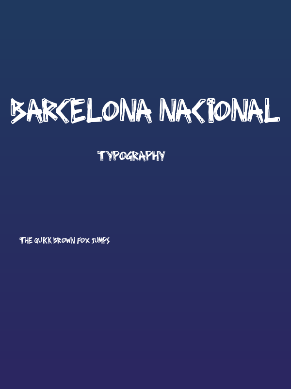 Barcelona Nacional Poster