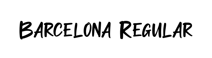 Barcelona Regular  baixar fontes gratis