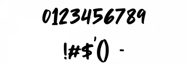 Barcelona Regular Font OTHER CHARS