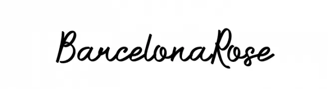 Barcelona Rose  Free Fonts Download