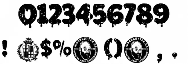 Barcelona Scared Font OTHER CHARS