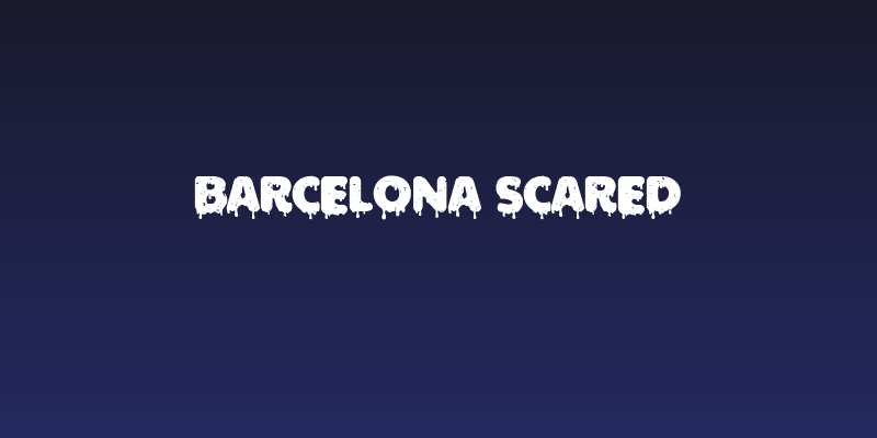 Barcelona Scared Social Header