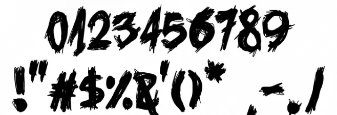 Barcelona White Noise Font OTHER CHARS