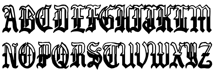 Barcelona Winter Font UPPERCASE