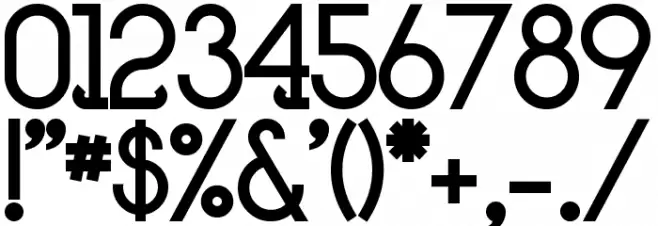 Barcelona bold Font OTHER CHARS