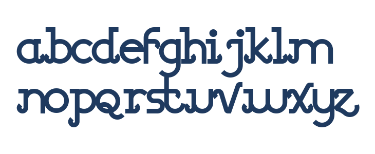 Barcelona bold Lowercase