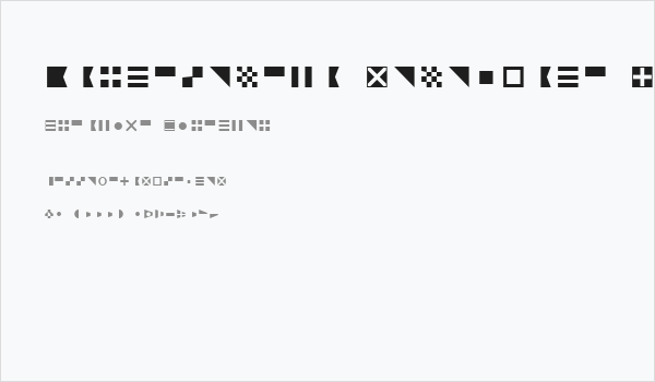 Barceloneta Monospace Regular Business Card