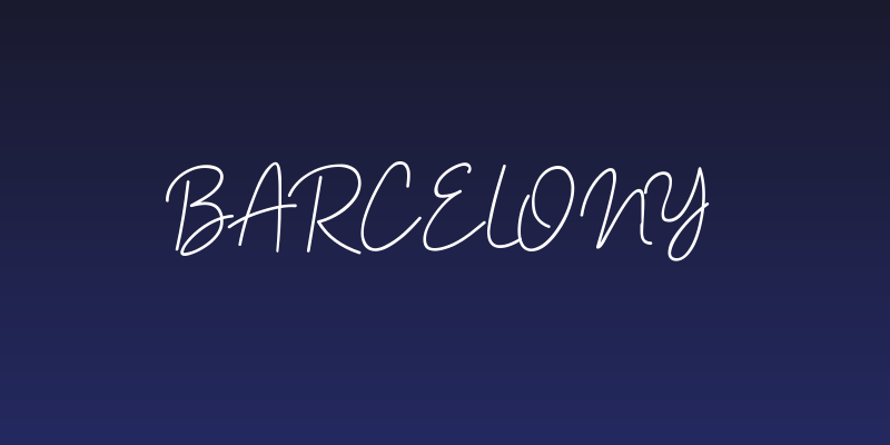 Barcelony Social Header