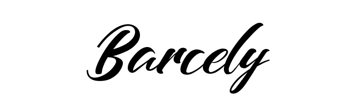 Barcely フォント