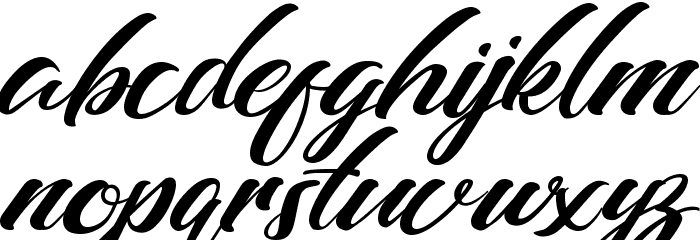Barcely Font LOWERCASE