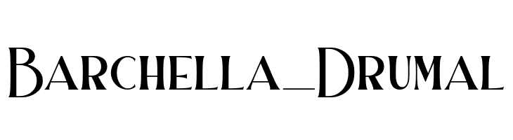 Barchella_Drumal  baixar fontes gratis