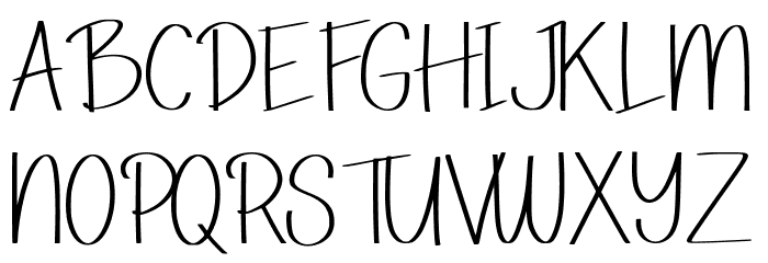 Barcialle Font UPPERCASE