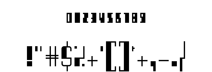 BarcodeDeco!-Regular Font OTHER CHARS