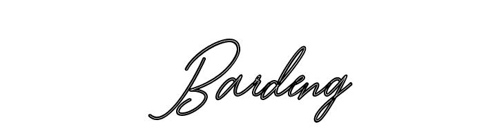 Bardeng Font