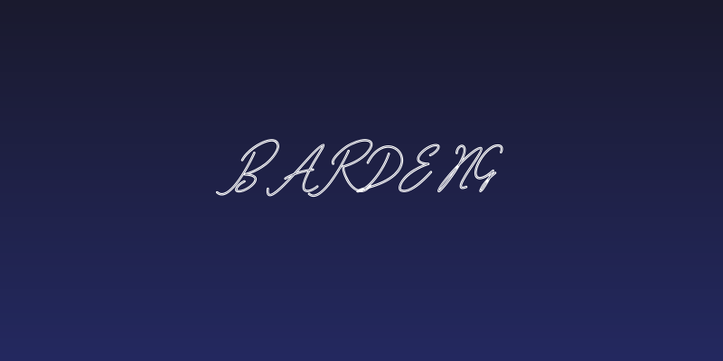 Bardeng Social Header