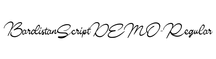 BardistanScriptDEMO-Regular  Fuentes Gratis Descargar