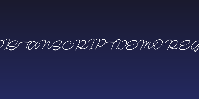 BardistanScriptDEMO-Regular Social Header