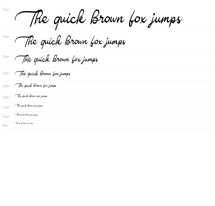 BardistanScriptDEMO-Regular Waterfall