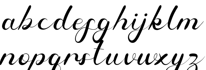Bardlove Demo Font LOWERCASE