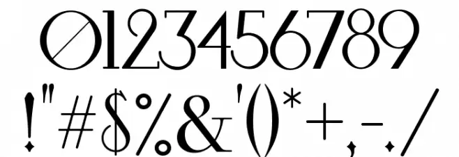 Bardo Font OTHER CHARS