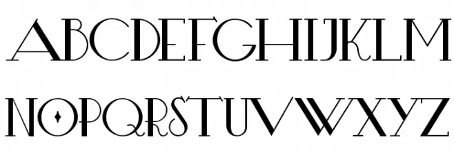 Bardo Font UPPERCASE