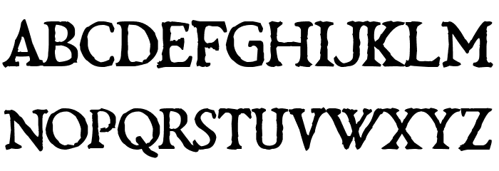Bardolatry Font LOWERCASE