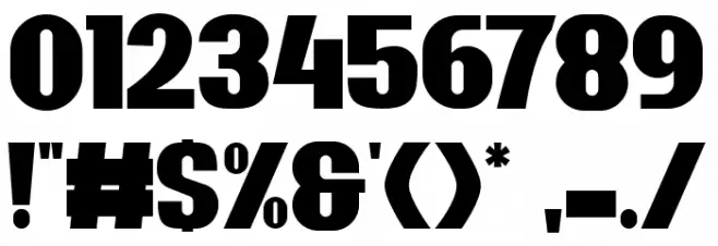 BardonDemo-Clean Font OTHER CHARS