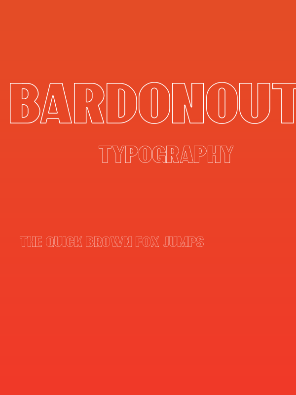 BardonOutlineDemo-Outline Poster