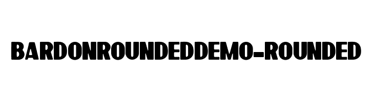 BardonRoundedDemo-Rounded  لخطوط تنزيل