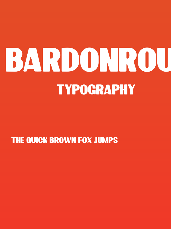 BardonRoundedDemo-Rounded Poster