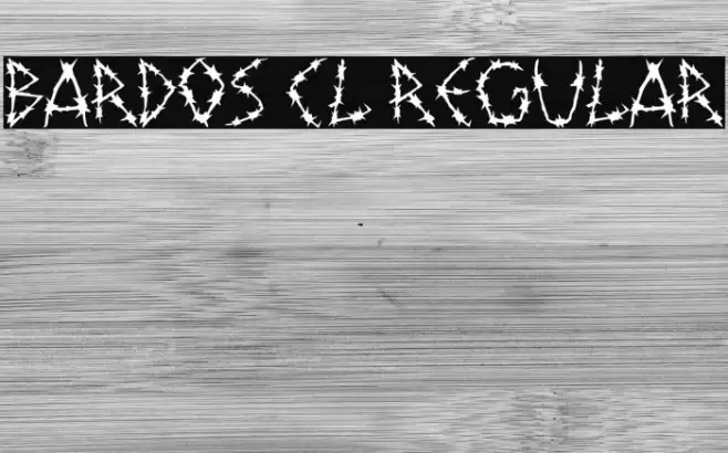Bardos Cl Regular Schriftart examples