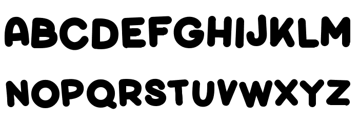 Bardy Font LOWERCASE
