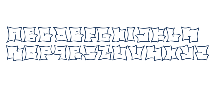 Bare Cube Outline Outline Uppercase