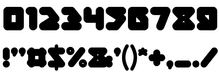 Bare Knucle Fight Font OTHER CHARS