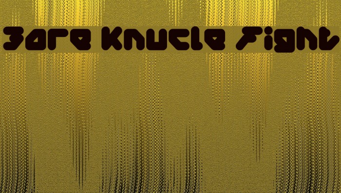 Bare Knucle Fight Font examples