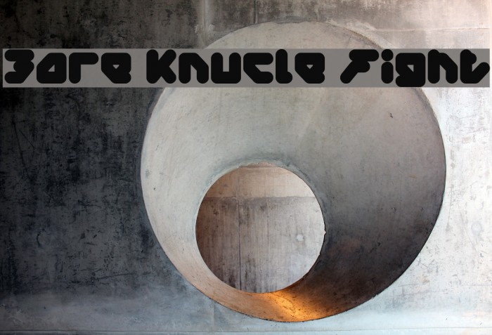 Bare Knucle Fight Font examples