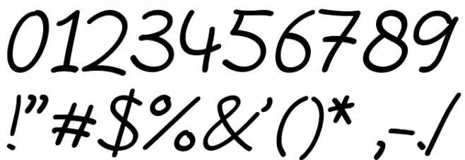 Bare Marker Light Schriftart Anderer Schreiben