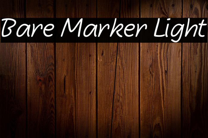 Bare Marker Light Example 3