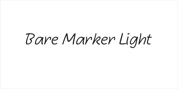 Bare Marker Light Logo