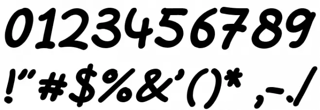 Bare Marker Regular Caratteri ALTRI CARATTERI