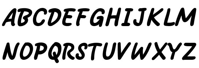 Bare Marker Regular Polices MAJUSCULES