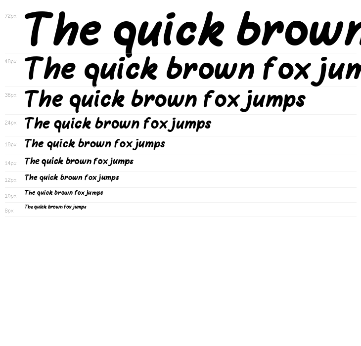 Bare Marker Regular Waterfall