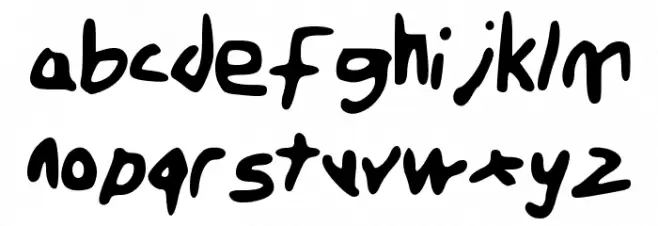 BareMinimum خط أحرف صغيرة