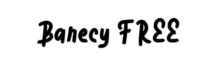 Barecy FREE  免费字体下载