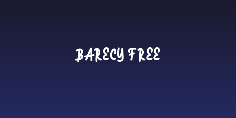 Barecy FREE Social Header