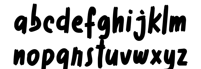 Barecy FREE Font LOWERCASE