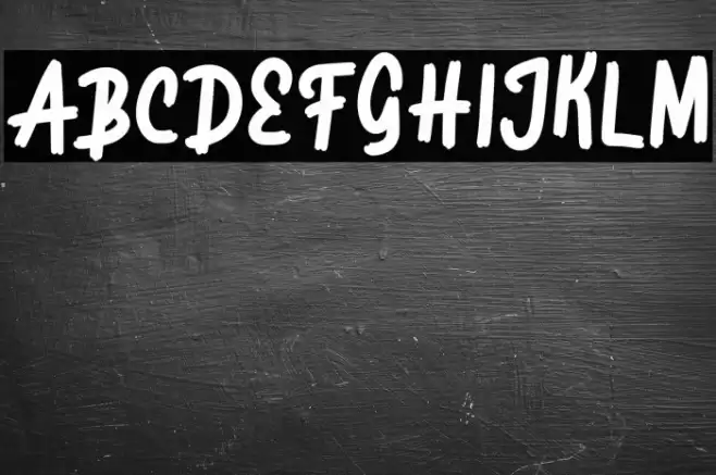 BarecyFREE Font examples