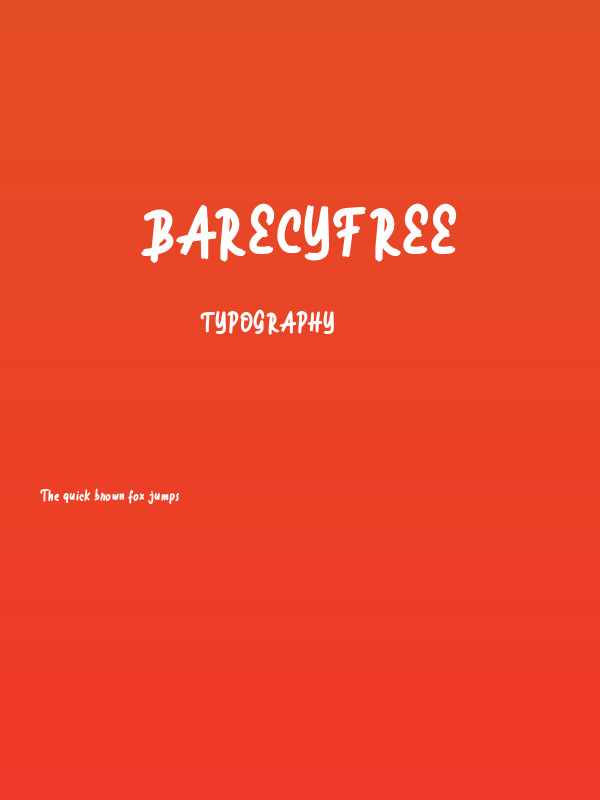 BarecyFREE Poster