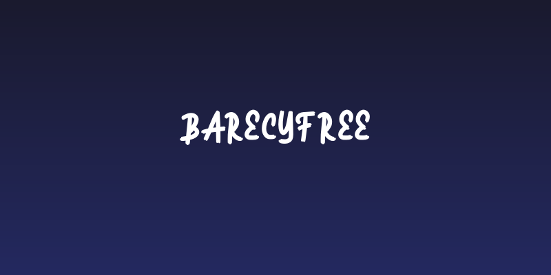 BarecyFREE Social Header