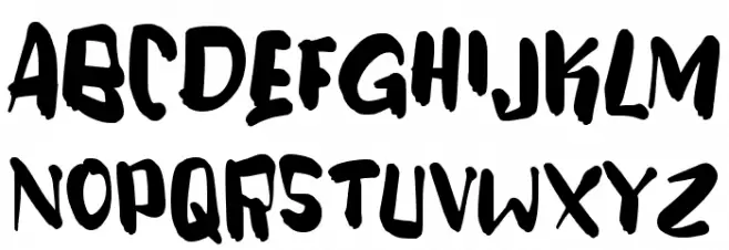 Barefoot Schriftart Groß